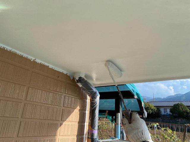 甲州市　屋根外壁塗装工事